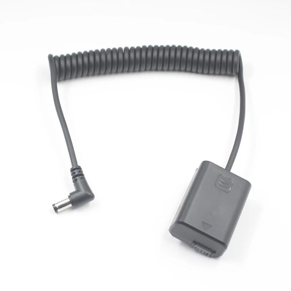 Power DC Coupler NP-FW50 Dummy battery External for Sony A6000 A6300 A6500 A7000 A7 A7r NEX5 SLT A65 A77 A5000 5521