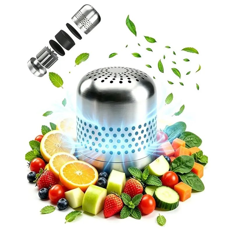 AAAN-Refrigerator Deodorizer, Compact Storage Design For Refrigerator & Freezer