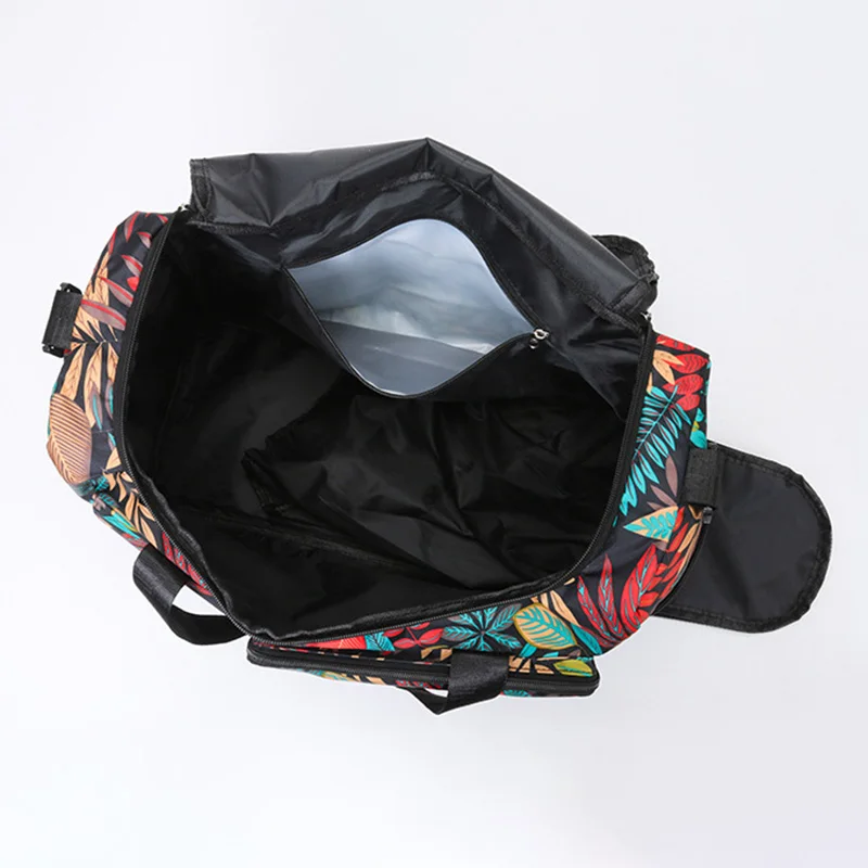 Grote Capaciteit Sporttas Waterdichte Print Fitness Tas Mannen Vrouwen Reizen Duffels Outdoor Yoga Tassen Multi-Pocket Handtas