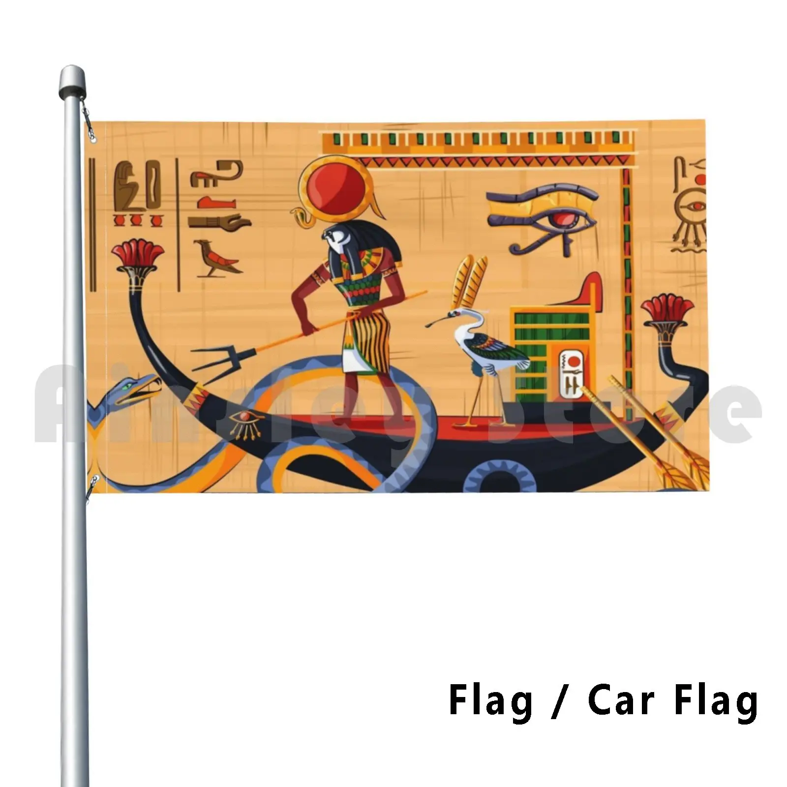 Ancient Egypt Hieroglyphics Outdoor Decor Flag Car Flag Ancient Egypt Hieroglyphics Egypt Egyptian Pharaoh Ancient