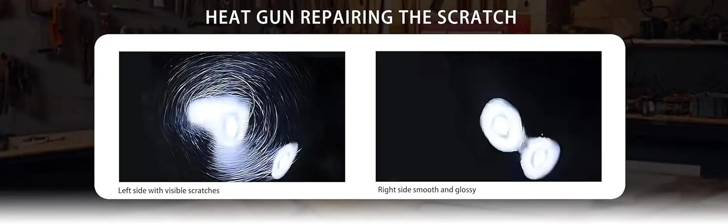 لفة لف سيارة من الفينيل الأسود عالي اللمعان (9 أقدام × 5 أقدام) + مجموعة أدوات التثبيت #5