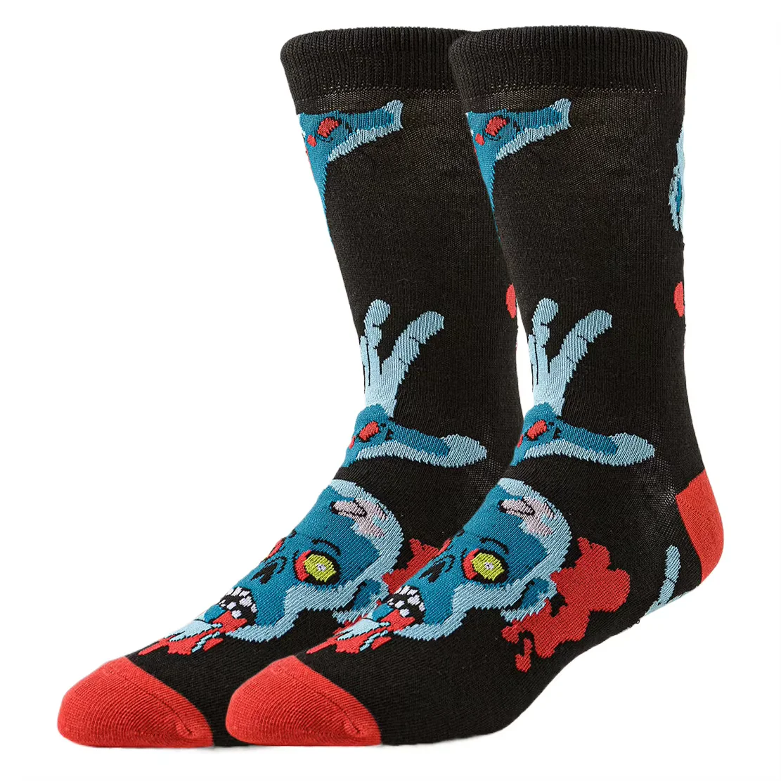 Мужчины Женщины Череп Трубка Носки Счастливые Носки Уличная Мода Дизайнер Хип-Хоп Забавные Новинки Платье Носки Теплые Комфортные Зимняя Повседневная Одежда