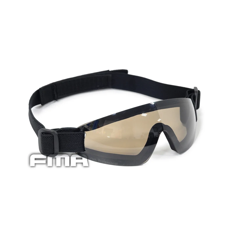 FMA – lentille de protection Anti-buée pour chasse tactique, lunettes confortables à profil bas, sangle de tête réglable à dégagement rapide