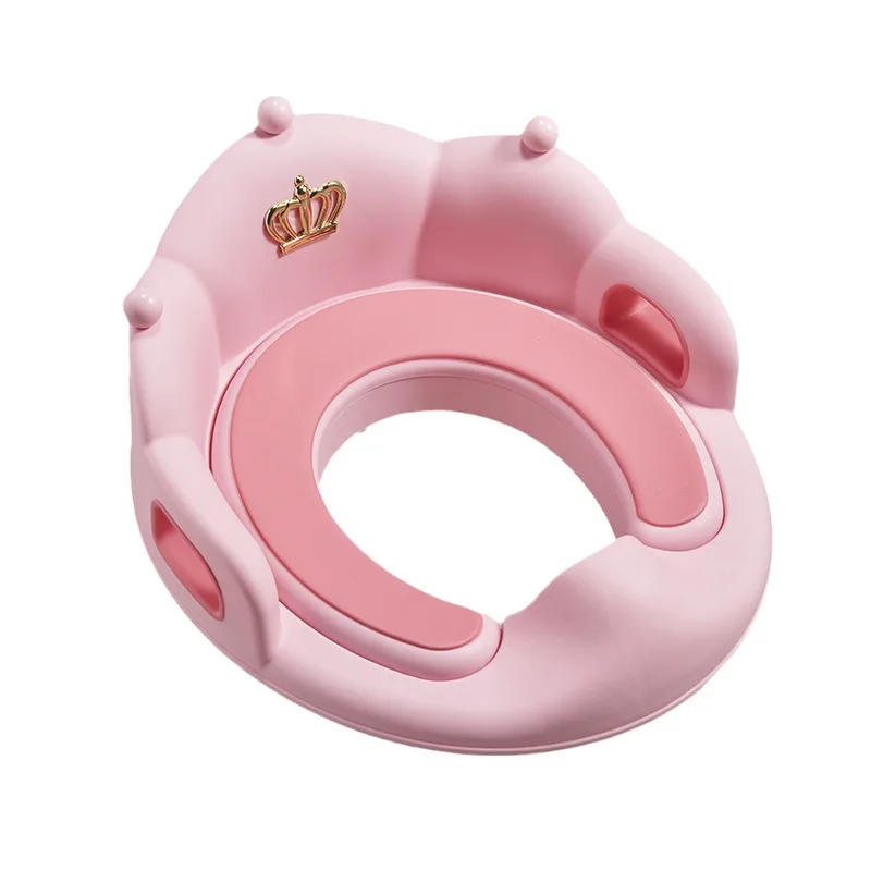 Sedile WC portatile per bambini Sedile WC corona per bambini Cuscino per sedile WC ausiliario per bambini Coprisedile per addestramento WC per orinatoio