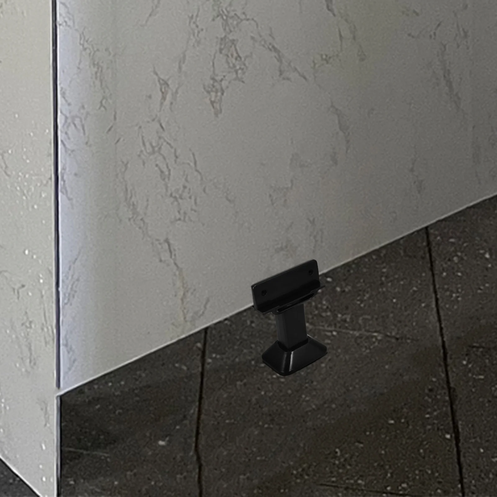 Bathroom Partition Bracket Support Foot Adjustable Plastic Fitting Accessory for Toilet