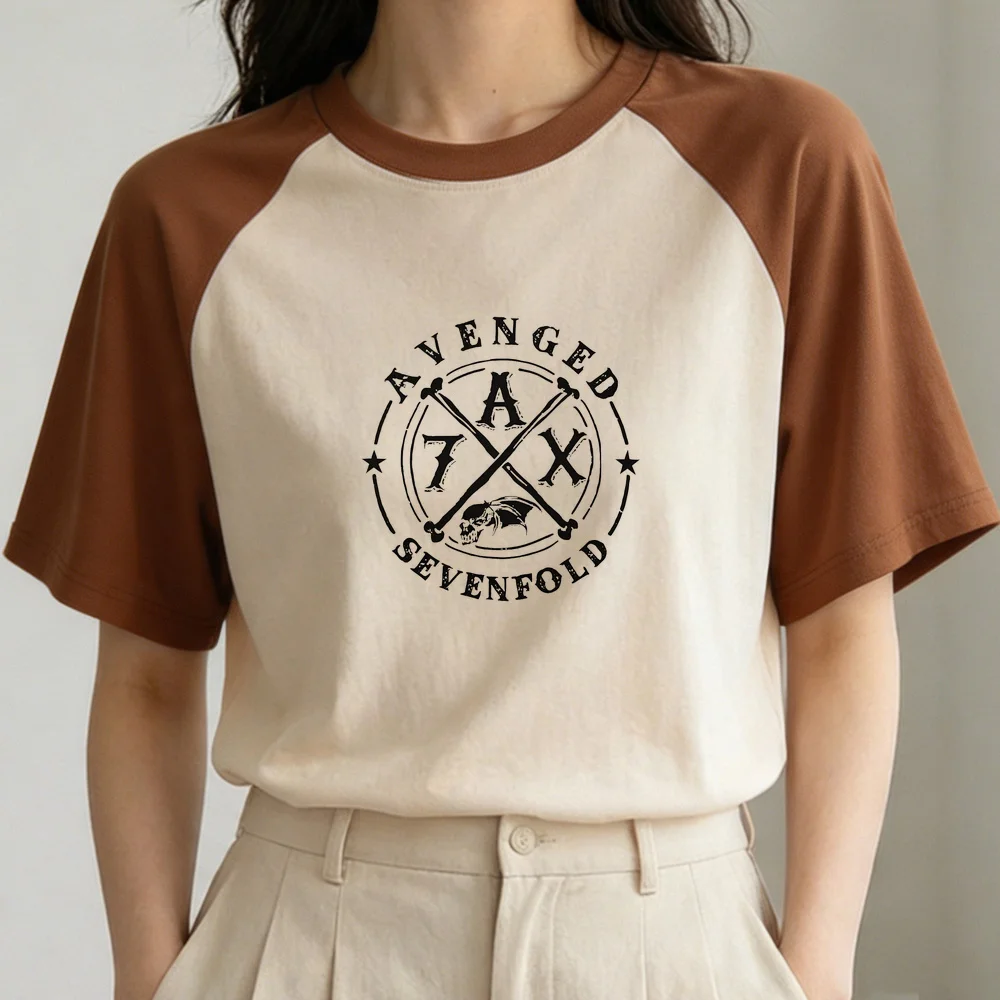 Avenged Sevenfold T-Shirt Damen Goth Psychedelic Gyaru Kawaii Shirt Japan Grafik Gothic – Detail 6
