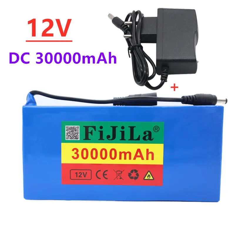 

Высококачественная портативная литий-ионная аккумуляторная батарея, 12 В постоянного тока, 30000 мАч, 12,6 в, 30 Ач
