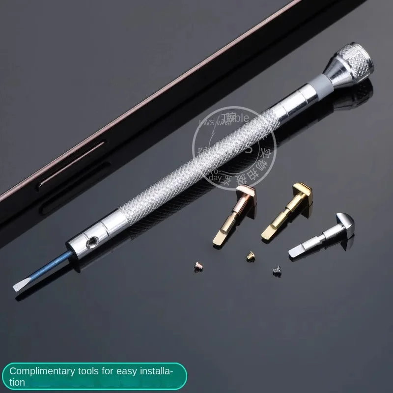 PASHA Watch connector screws for Cartier Pasha 41mm dial WSPA0009 WGPA0007 WSPA0010 WGPA0026 strap connecting rod Watch parts