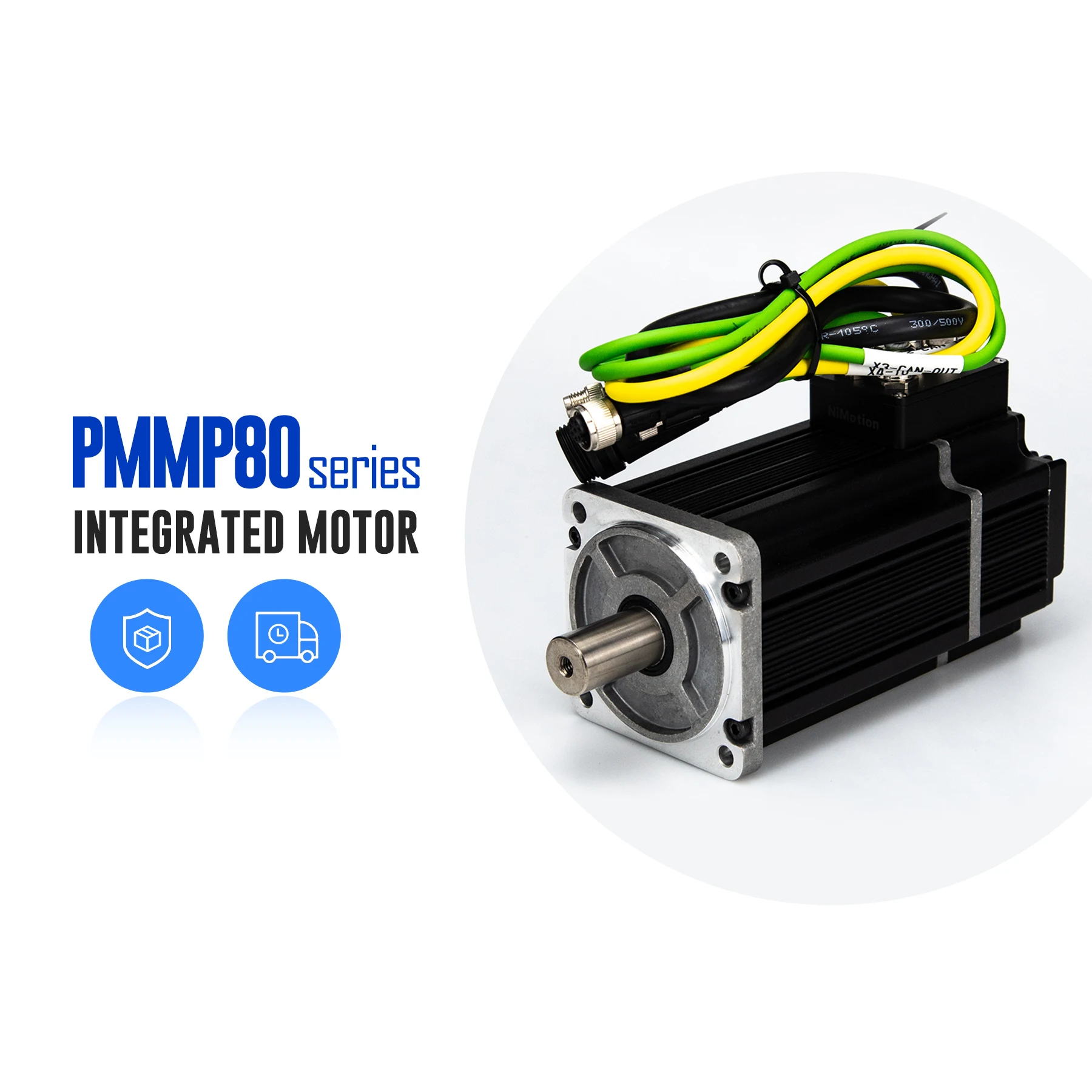 750W Waterproof Servo Motor IP65 NEMA6 Integrated Low-voltage DC Motor Absolute Value Encoder Permanent Magnet Synchronous Motor