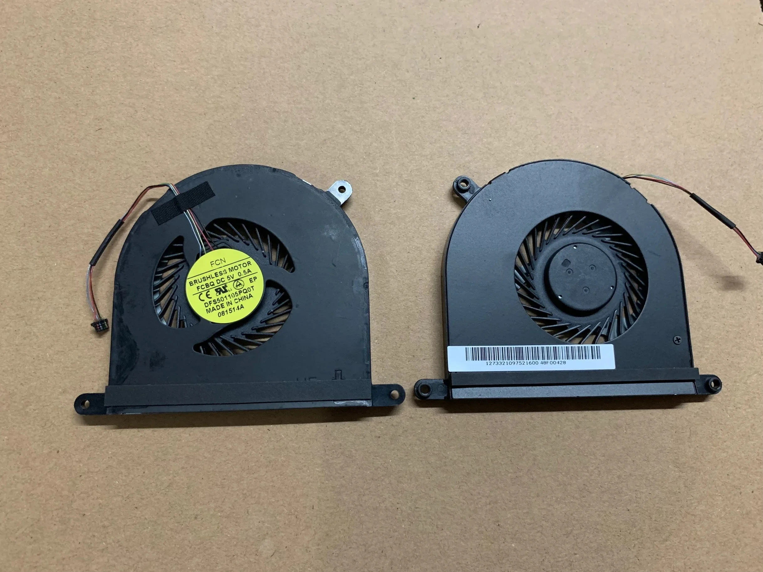 Original FCN DFS501105PQ0T FCBQ DC5V 0.5A CPU FAN FOR GIGABYTE Razer Blade 14