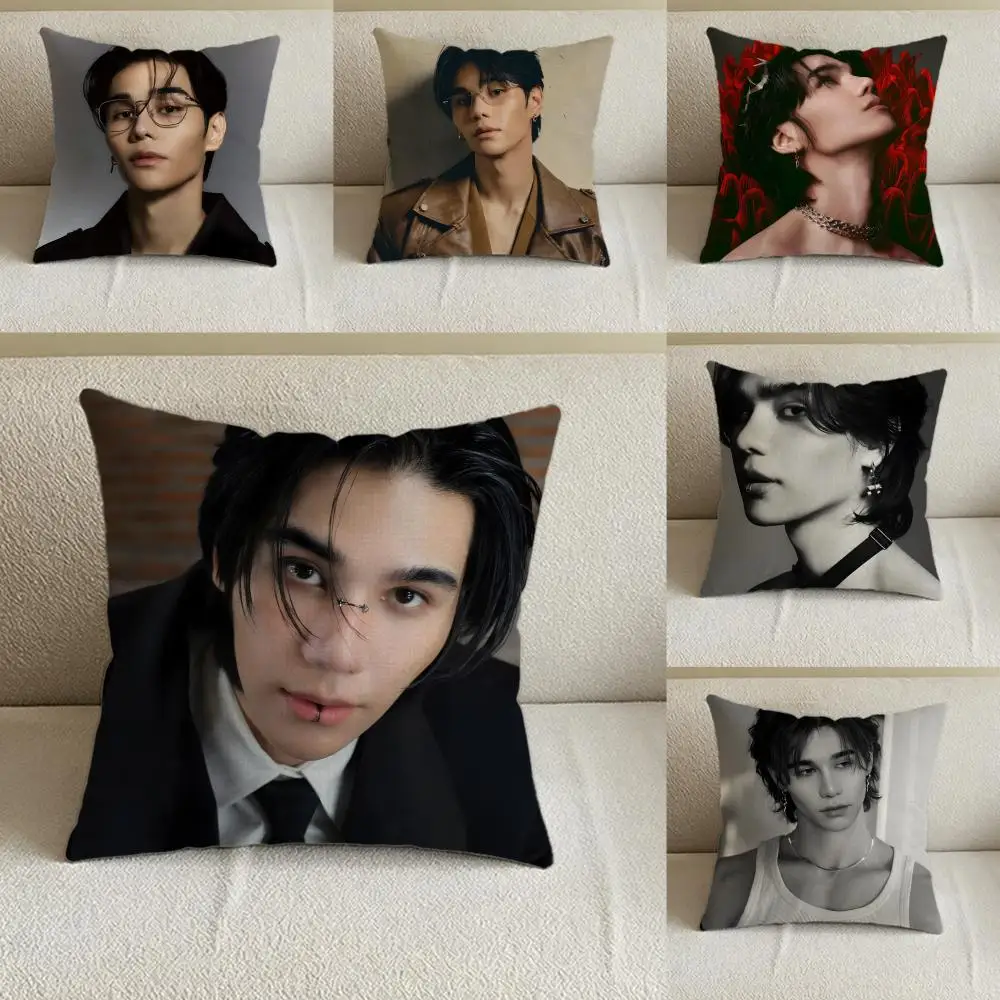 Singer J-Jeff S-Satur Cushion Cover Natural Linen Pillowcase Set, All-in-One Decor for Sofa, Bedroom & Chair