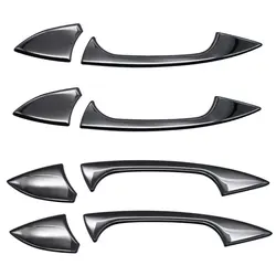 8Pcs Chrome Door Handle Cover for Mercedes-Benz B C E GLK ML CLA-Class W246 W204 W212 X204 W166 W117 Decor Sticker Accessories