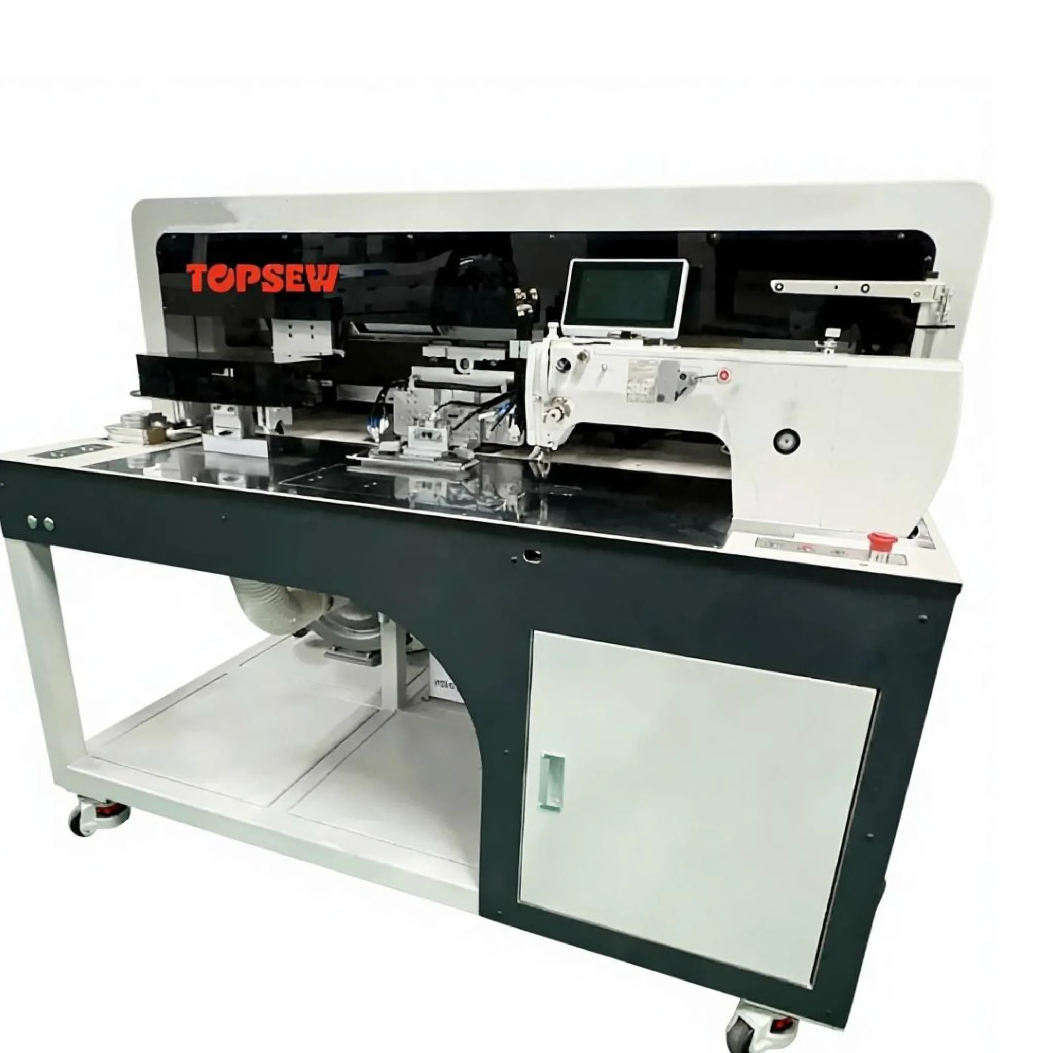 

ATV&UTVTS-995A Industrial Automatic Laser Pocket Welting Machine New R&D Auto Mold Change for All Fabric Welt Pocket Zipper Garm