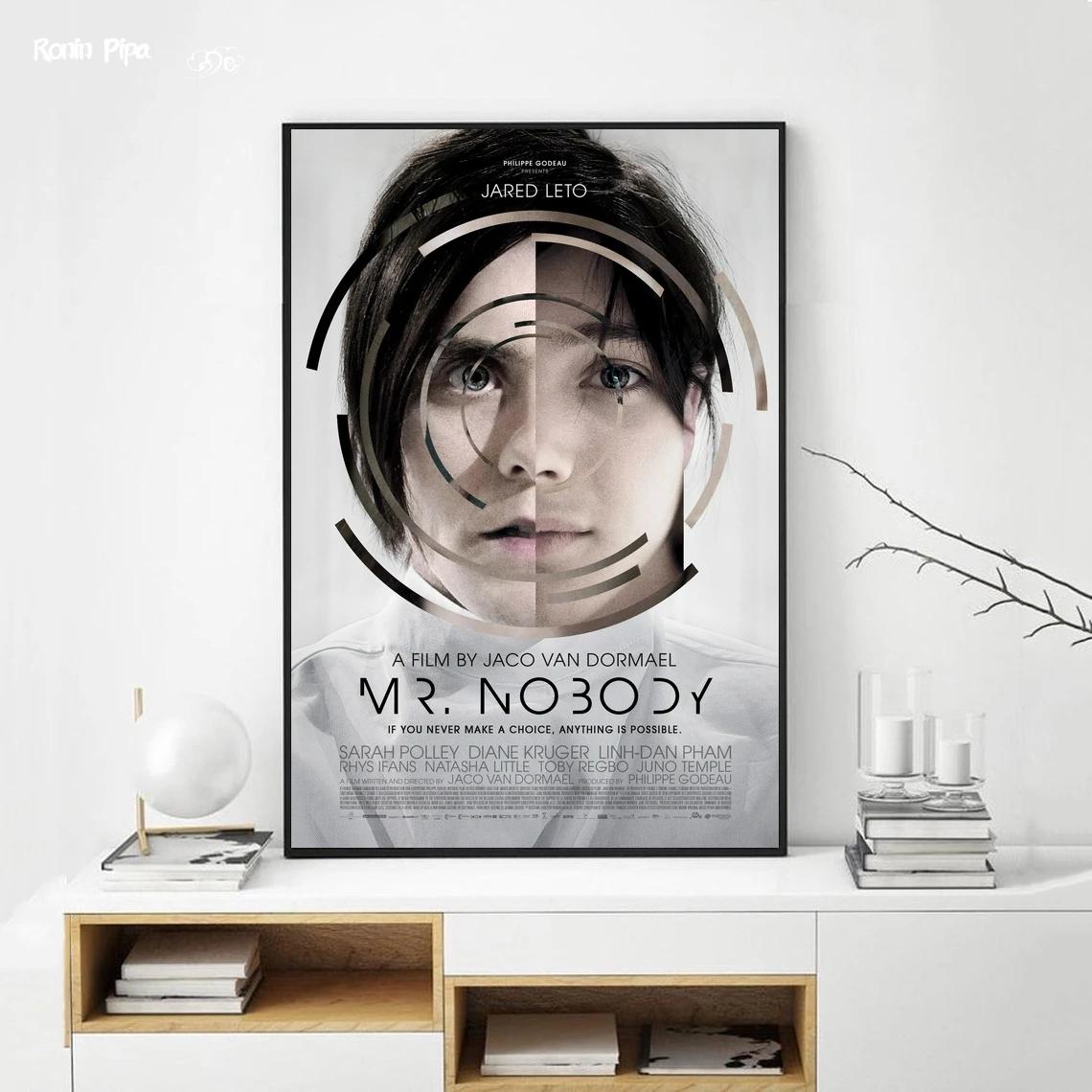 السيد لا أحد الفيلم الكلاسيكي المشارك الفن طباعة حائط لوح رسم صور غرفة المعيشة ديكور المنزل (بدون إطار)