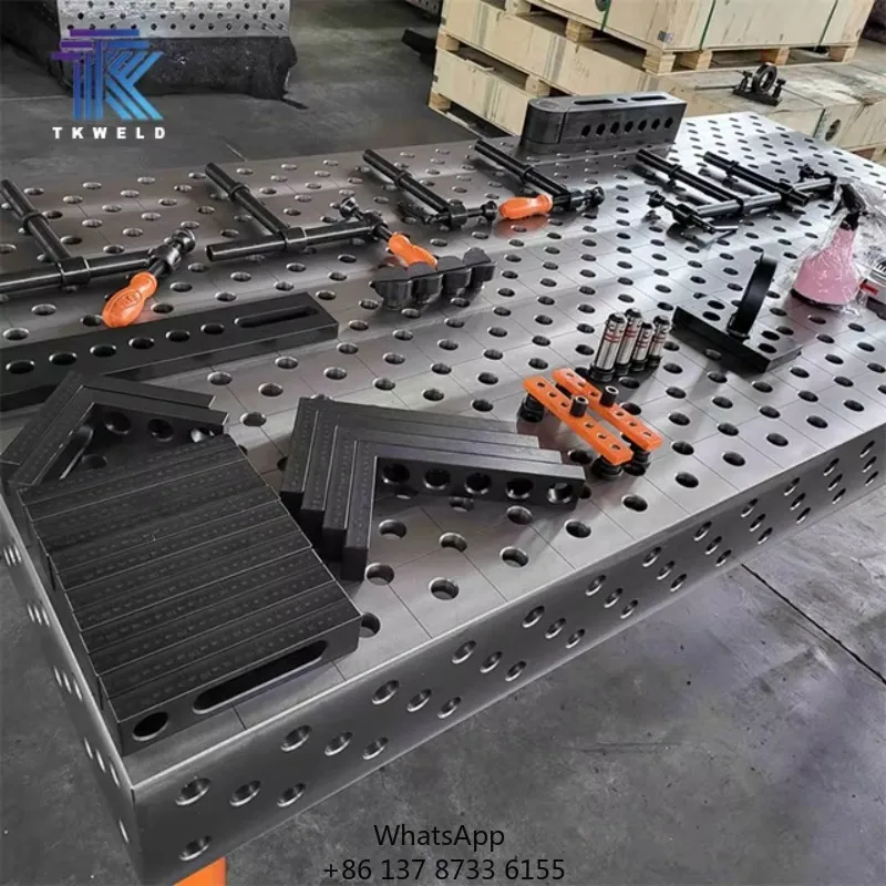 Factory CE Certified D16 D28 2D 3D 3000*1500*200mm Flexible Robot Steel Welding Table Tools For Construction & Farming