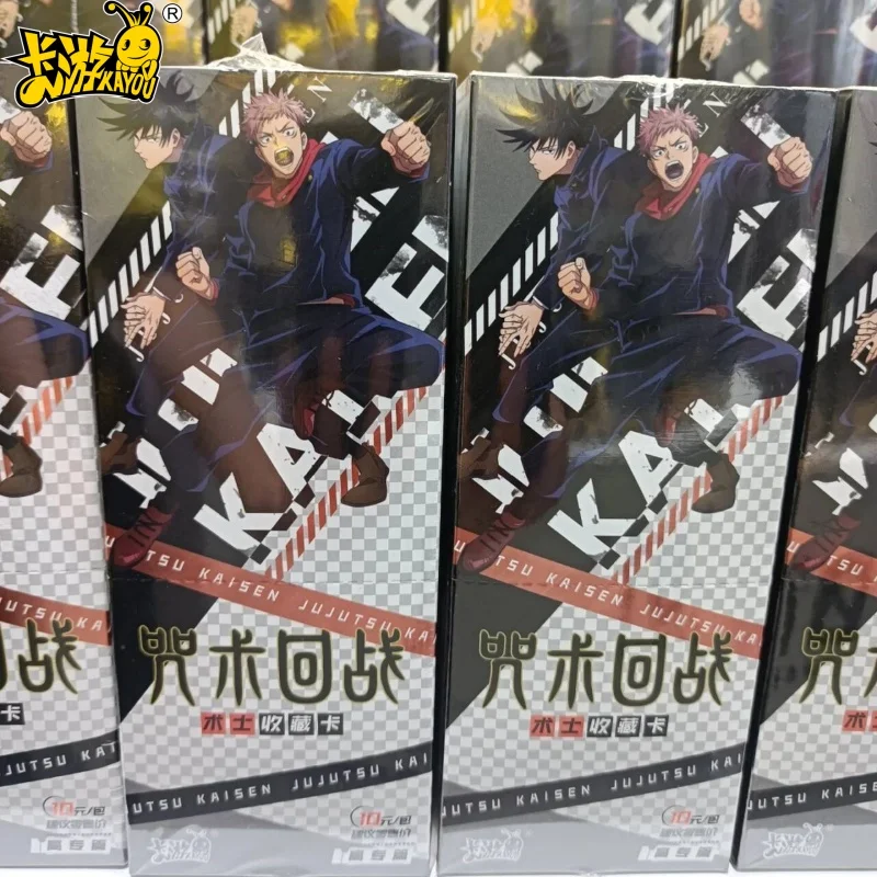 

100% натуральная карта Kayou Jujutsu Kaisen Advanced Chapter Gojo Satoru Fushiguro Megumi Itadori Yuji Warlock, коллекционные карты, игрушки в подарок