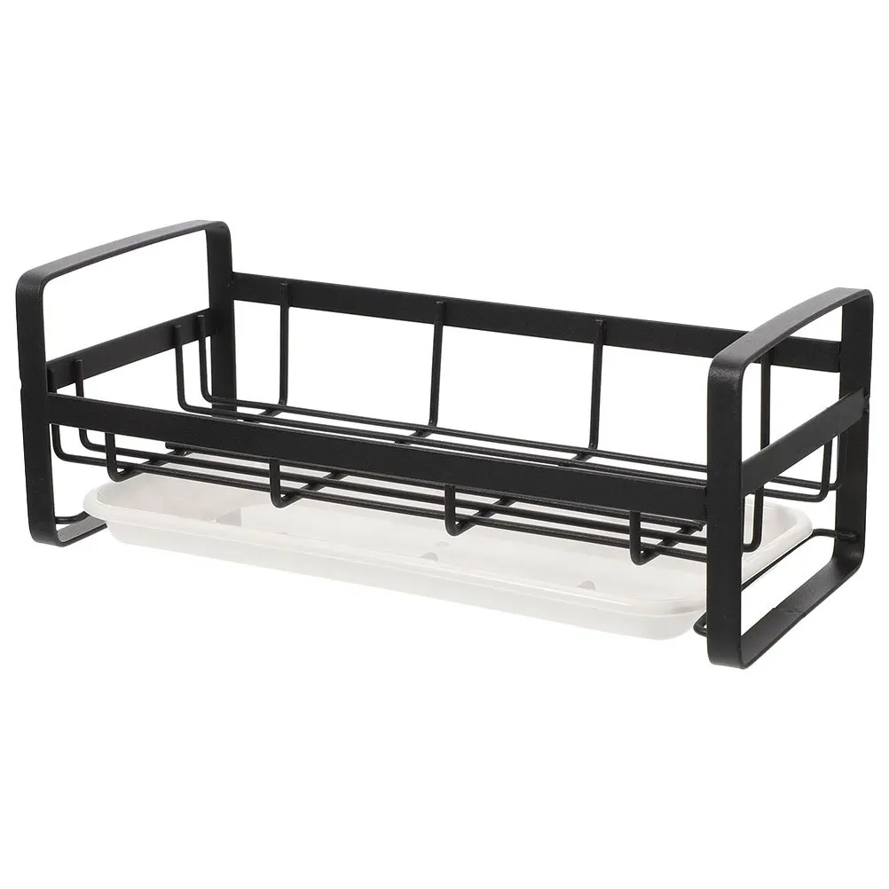 

Kitchen Sponge Holder Drain Rack For Sink Multifunctional Dishcloth Organizer Storage Shelf Bathroom Use