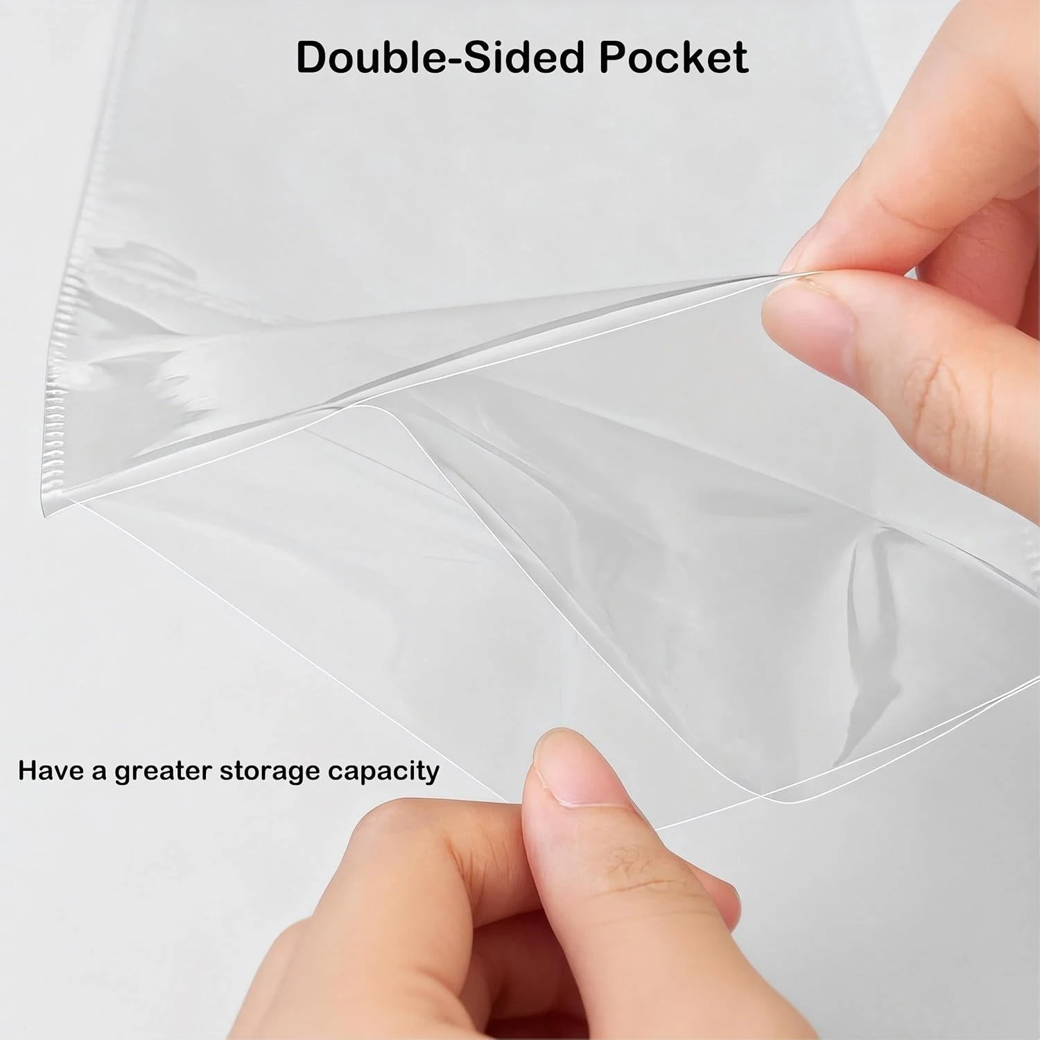 30PCS 1/2/4 Pocket Sheets Card Sleeves Binder Ring A5 Binder Inserts Ultra Clear Double Side Loading for Card Photocard Postcard