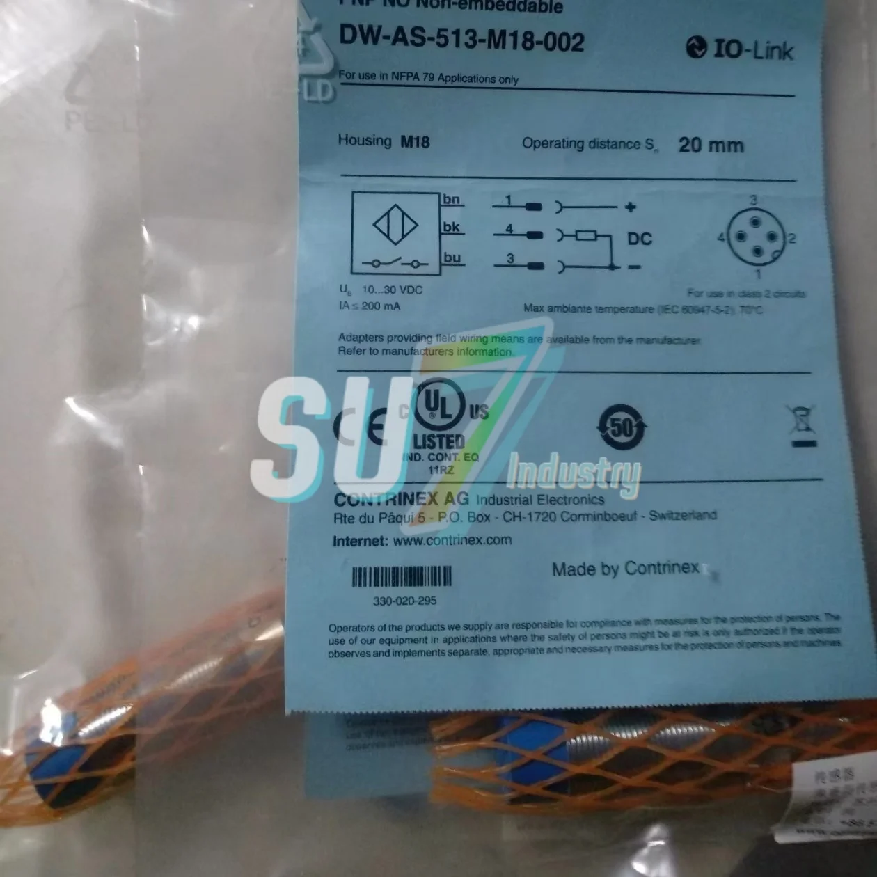 DW-AS-513-M18-002 เซ็นเซอร์อุปนัย ใหม่ในโกดัง