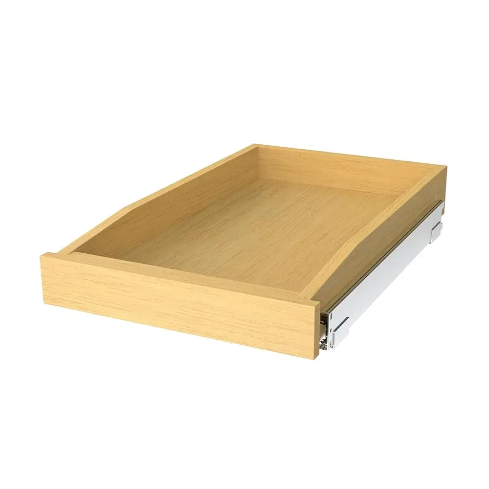 

Wooden Pull Out Cabinet Organizer 11"" W X 21"" D X 3.35"" H, Heavy Duty Slide Out Drawers Pull-Out Home Organizers For Kitchen