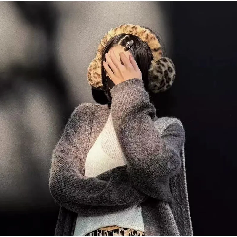 موضة الشتاء الأذن يفشل للنساء الفتيات فو الفراء لطيف غطاء للأذنين رقيق تدفئة الأذن طوي الأذن يغطي في الهواء الطلق الشتاء سماعات