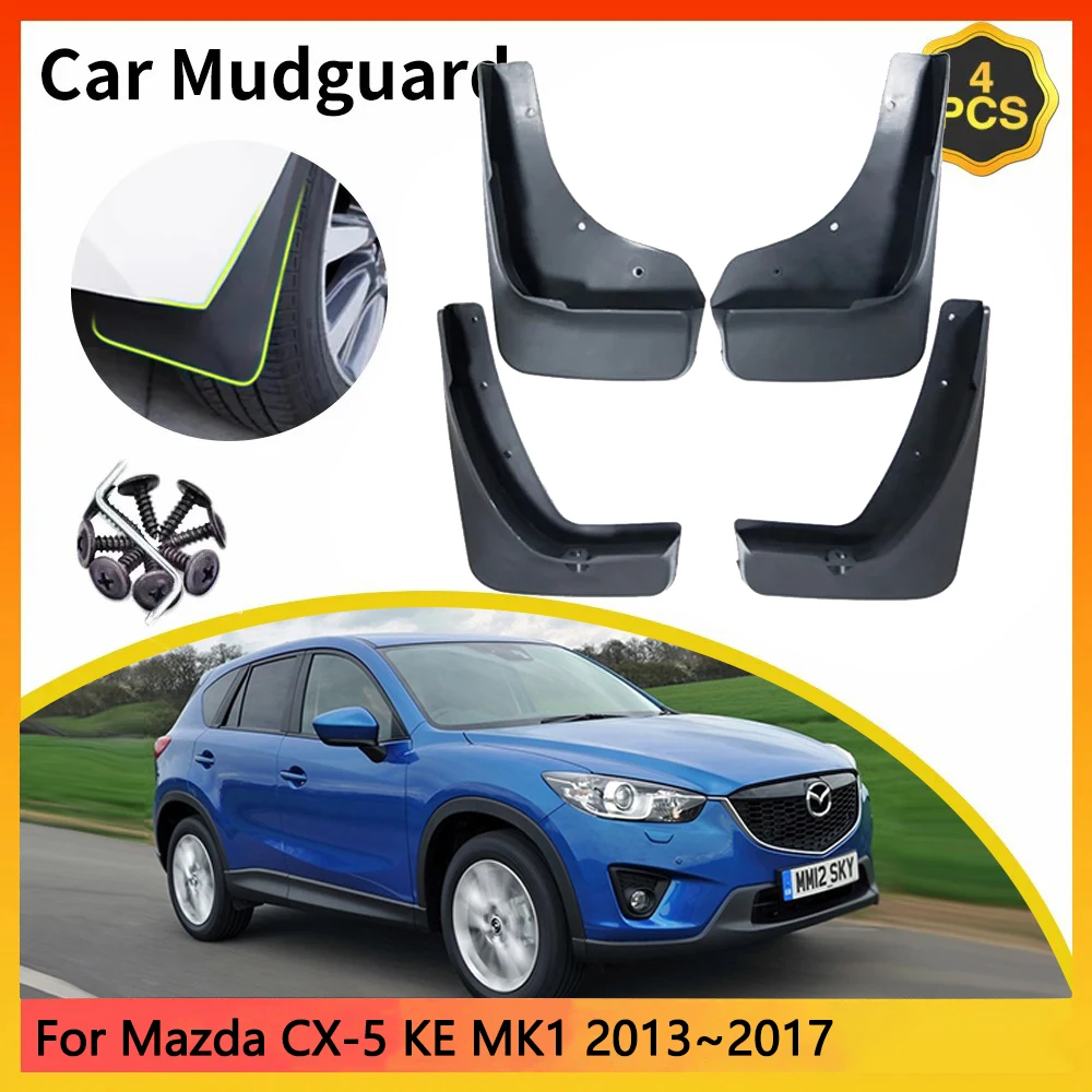 For Mazda CX-5 KE MK1 1th 1Gen 2013~2017 2014 2015 2016 Car Mudguards Mudflap Mudguard Splash Guards Mud Flaps Fender Auto Parts