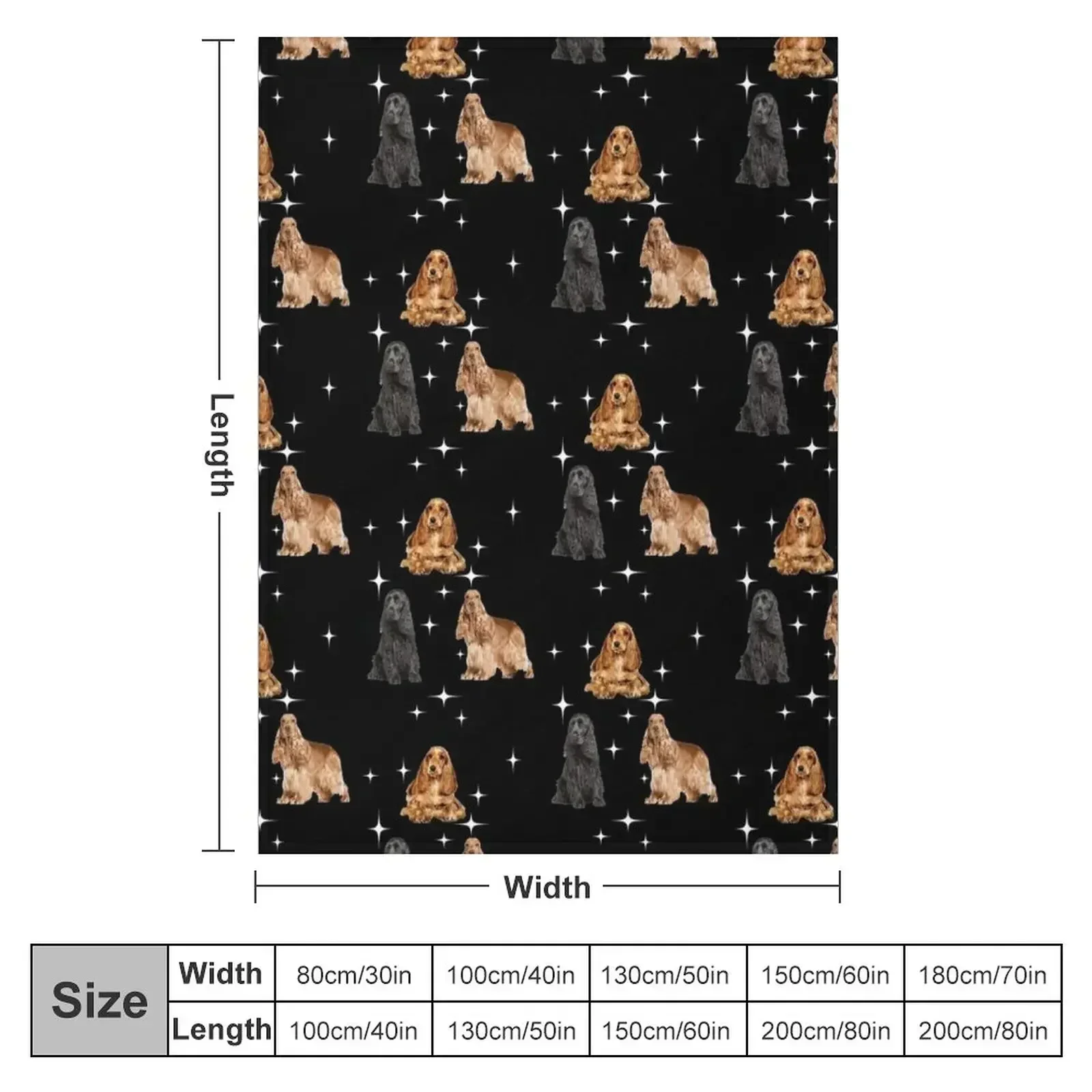 working cocker spaniel Throw Blanket Beautifuls for babies Camping Giant Sofa halloween Single Blankets