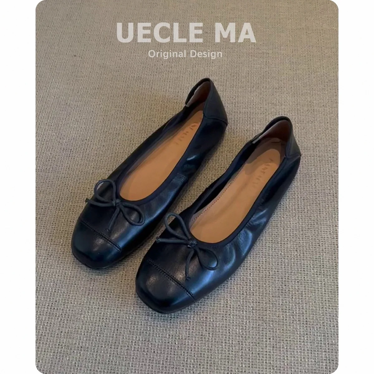 

Одиночные туфли на плоской подошве с галстуком-бабочкой, новые весенние балетки с круглым носком и мелким вырезом