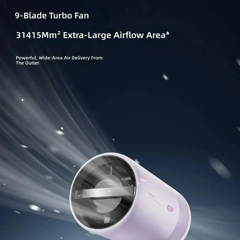  Handheld Cooling Device USB Operate 3 Speed Fan For Desk Travel Air Circulation