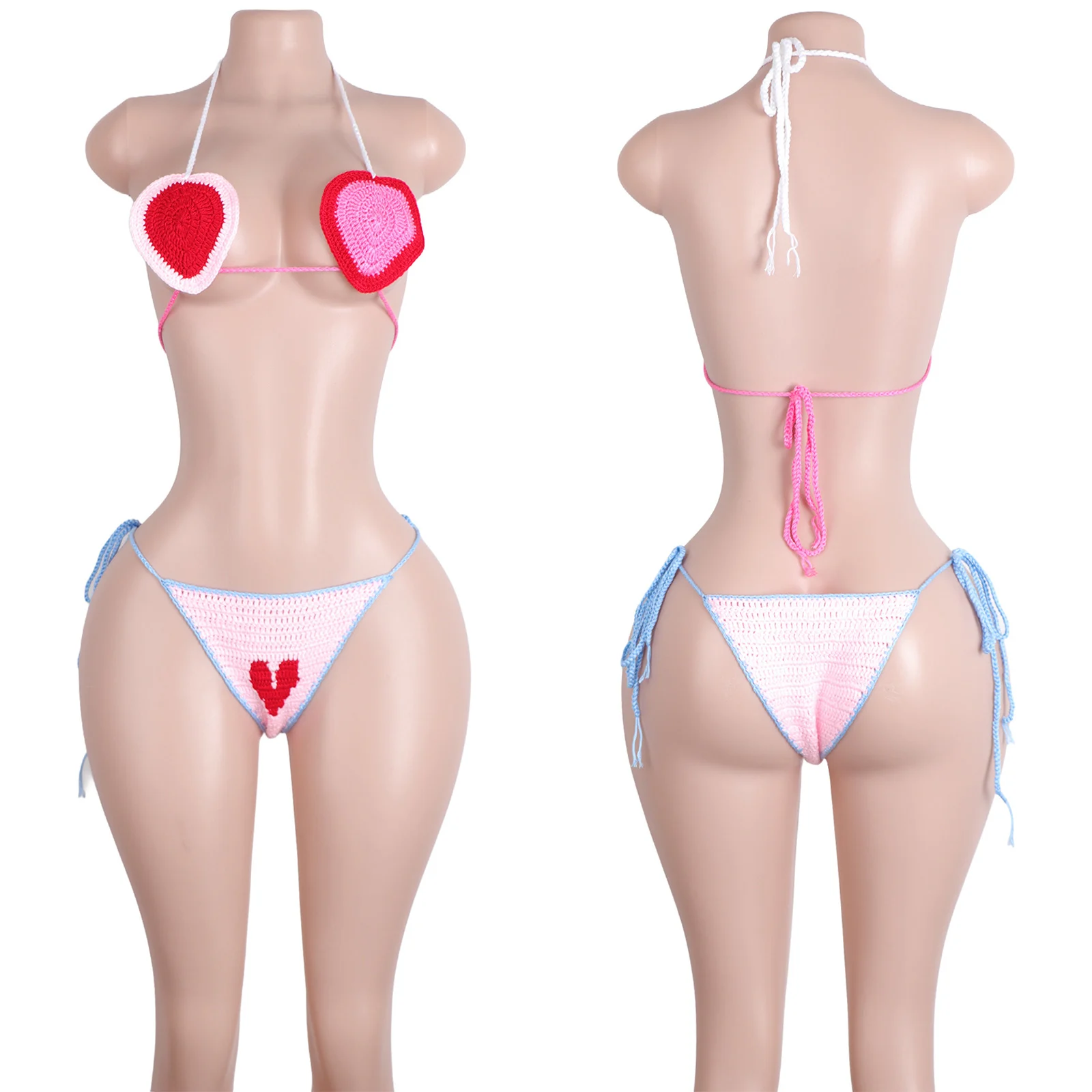 Lace Detailing Bra Set with Adjustable Straps Exotic Dancewear Lingerie Strings for Pole Performance Stripper Outfits
