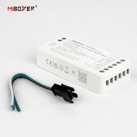Miboxer 5 in 1 SPI DMX LED Controller WiFi BLE 2.4G Single Color CCT RGB RGBW RGBCCT Smart APP TUYA Pixel LED Strip WS2812B 2811