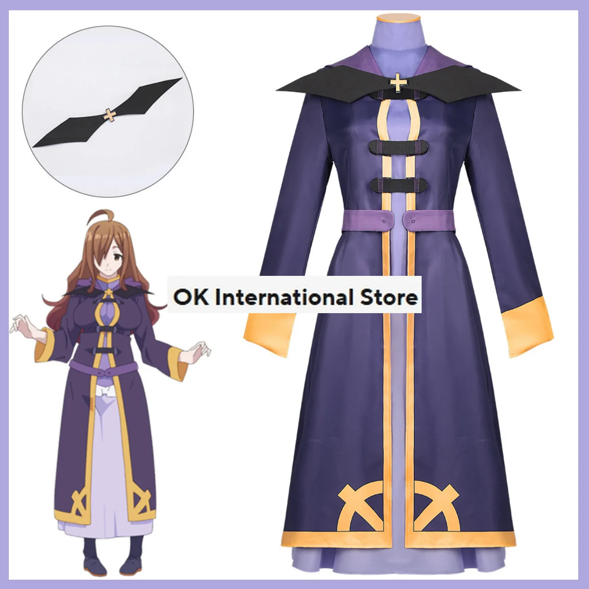 Anime God’s Blessing on This Wonderful World! Wiz Cosplay Costume A Certain Magical Index Konosuba Uniform Woman Carnival Suit