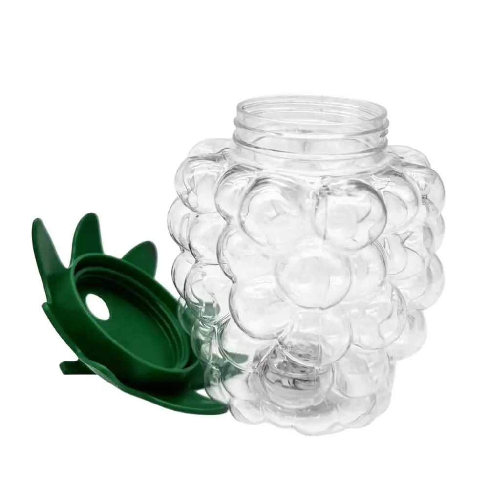 Hygienic Water Bottle Drinking Cup with Lid Grape-shaped Water Cup with Straw Capacity Plastic Drinking Bottle Transparent