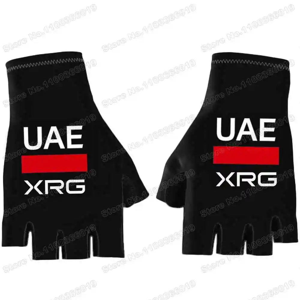 2026 إسحاق ديل تورو الإمارات العربية المتحدة فريق الدراجات قفاز المكسيك-بطل دراجة هلام نصف اصبع قفاز دراجة نارية Cyclocross MTB القفاز