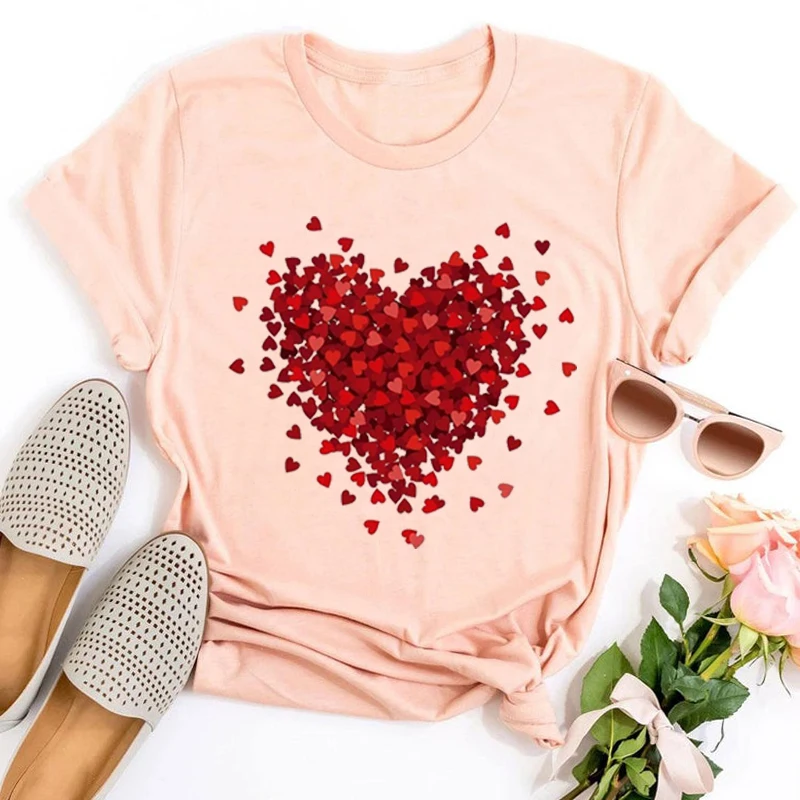 

Valentine's Day Shirt Valentines Shirt Heart Shirt Couple Shirt Gifts for Her Valentines Gift for Her Love Red Heart Shirt M