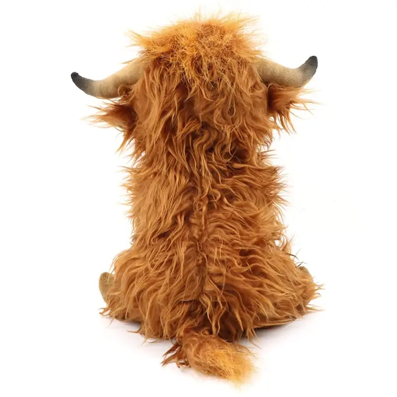 25cm Symulacja Highland Cow Pluszowa lalka zwierzęca Miękka pluszowa zabawka Highland Cow Kawaii Prezenty dla dzieci Zabawka Dekoracja pokoju