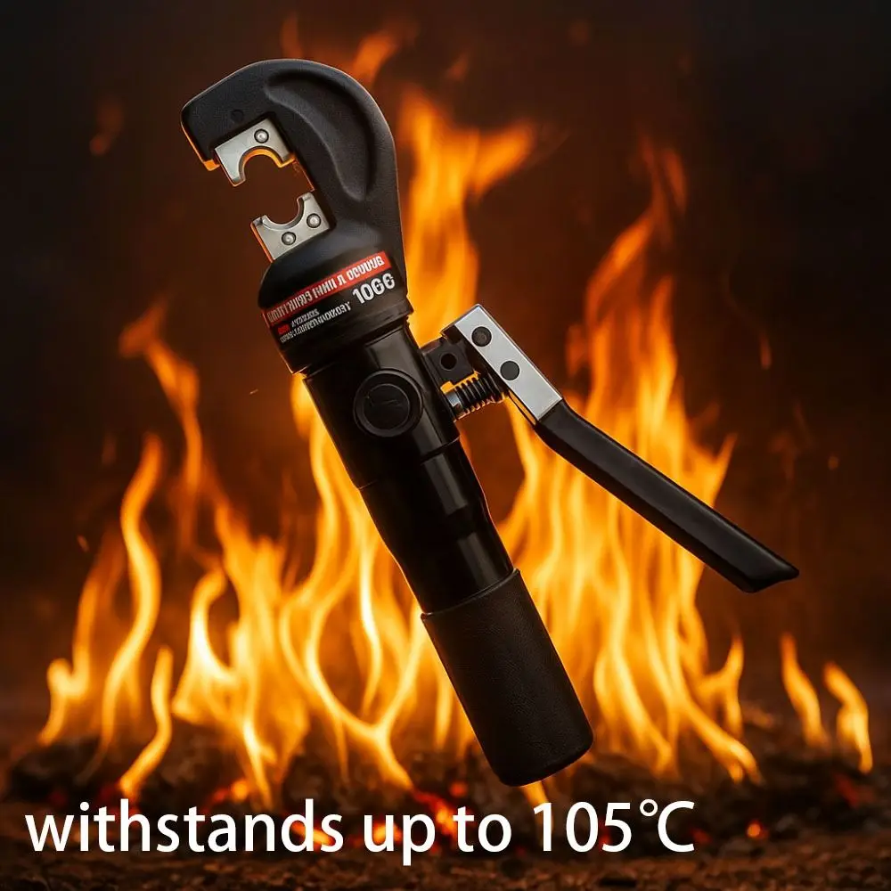 

Prevent Oil Leakage Hydraulic Crimper Terminal Ergonomic Handle Wire Battery Cable Crimper Alloy Steel Tight Crimping