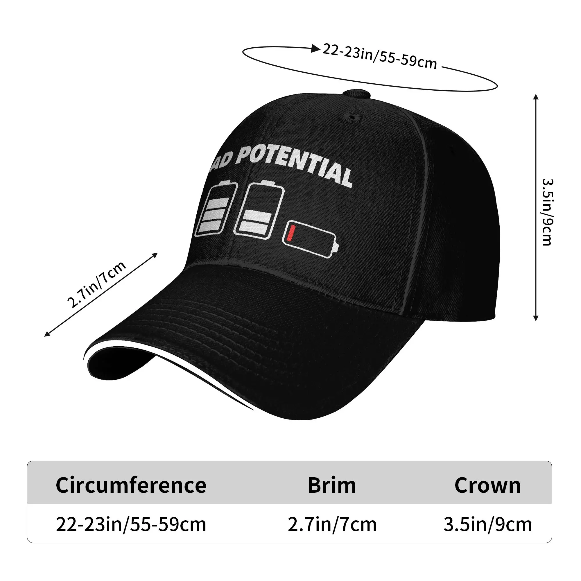 Spring Casual Baseball Cap I Had Potential Outdoor Sport Trucker Hat For Couple Women Adjustable Project Hail Mary Baseball Caps