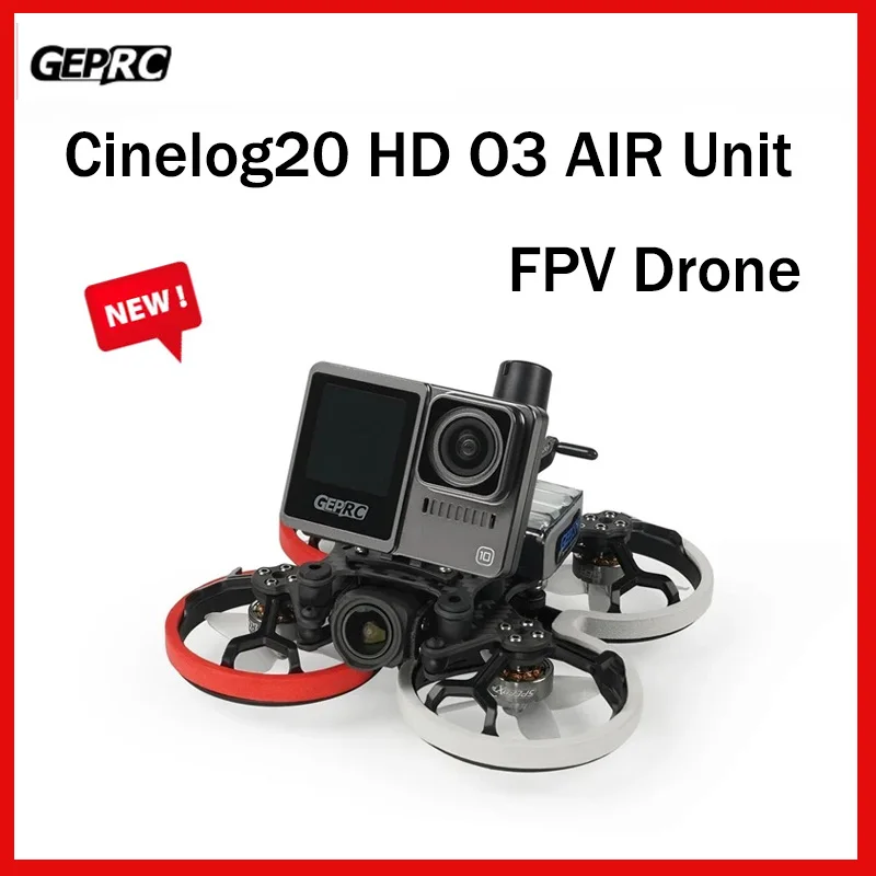 New GEPRC Cinelog20 HD O3 AIR Unit FPV Drone 2inch GEP-F411-35A AIO 4K Cinewhoop For RC FPV Quadcopter Racing Freestyle Drone