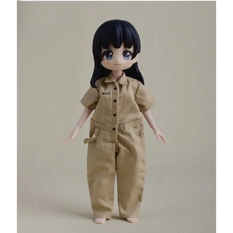 【Nur Kleidung】Modischer, lockerer, lässiger, kurzärmeliger Overall im Maßstab 1:12 für 6-Zoll-BJD-Actionfiguren-Körpermodelle – Detail 2