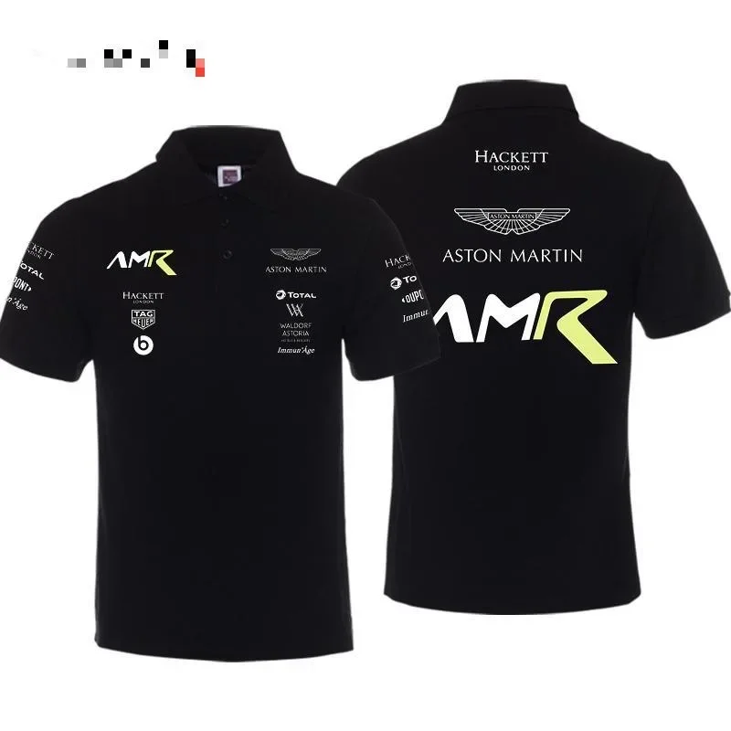 New Summer Formula Racing Team POLO Shirts for Men and Women Summer Cotton Casual T-Shirts Short Sleeve A-Astons Martins