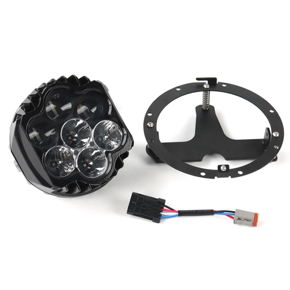 

Детали мотоцикла, светодиодная фара с кронштейном, вилкой и пластиной для Batwing Street Glide Ultra Limted 1994-2023 и Road King