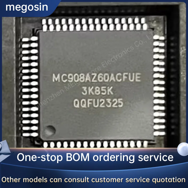 1PCS/LOT MC908AZ60ACFUER MC908AZ60ACFUE MC908AZ60 QFP64 Microcontroller chip