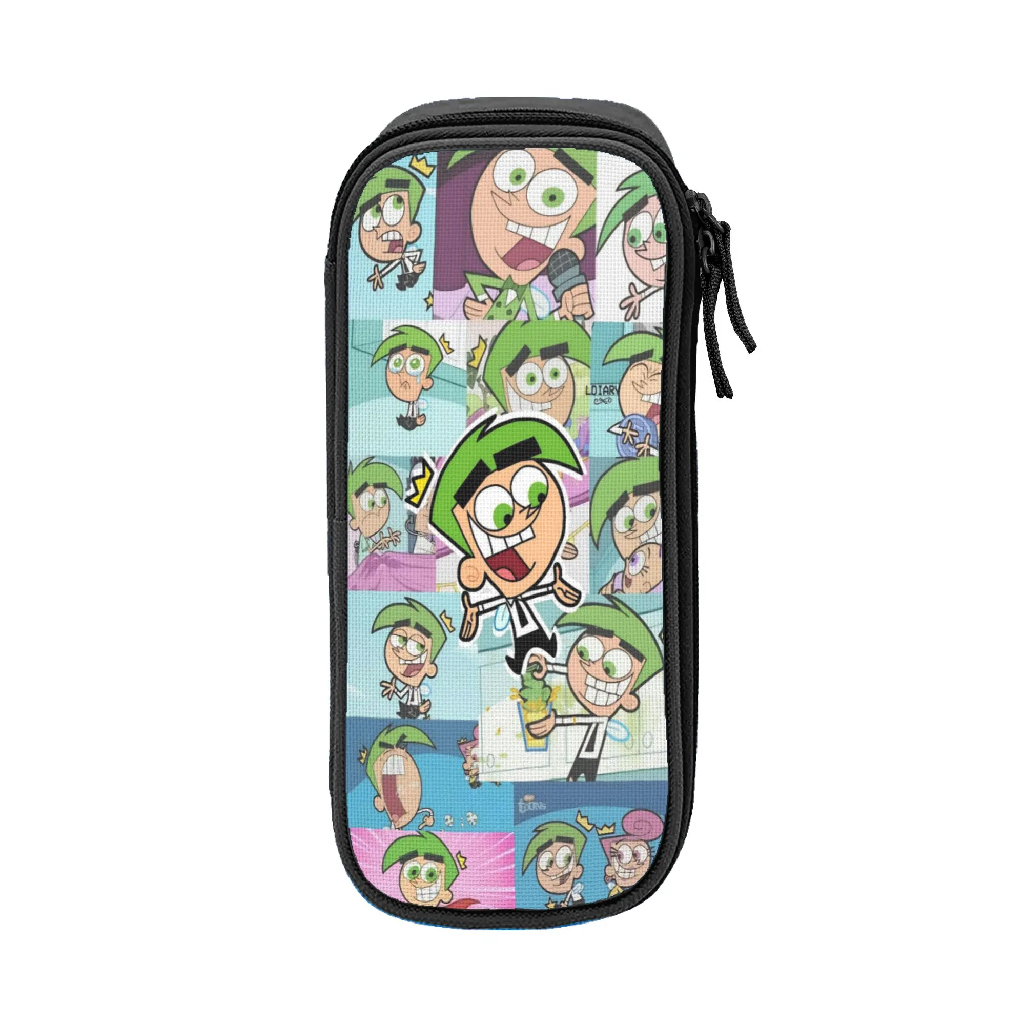 

New The Fairly OddParents Pencil Cases Pencilcases Pen Holder for Student Big Capacity Pencil Bags Stationery