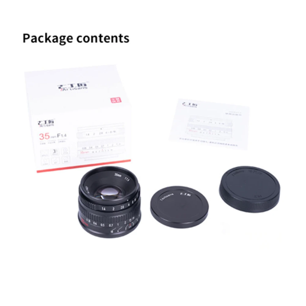 7artisans 35 مللي متر F1.4 مارك II APS-C Prime عدسة الكاميرا ل مايكرو 4/3 ZVE10 A6000 FX30 فوجي فيلم X-H2 نيكون ZFC كانون RF سوني E لوميكس #6