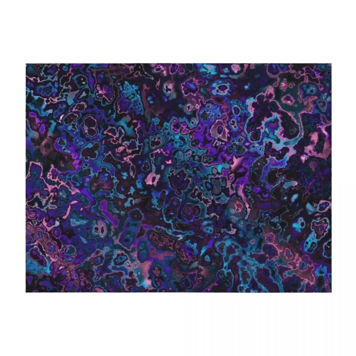 

blue pink and purple abstract 4 Throw Blanket Soft Plaid Luxury Designer Comforter Bed Blankets