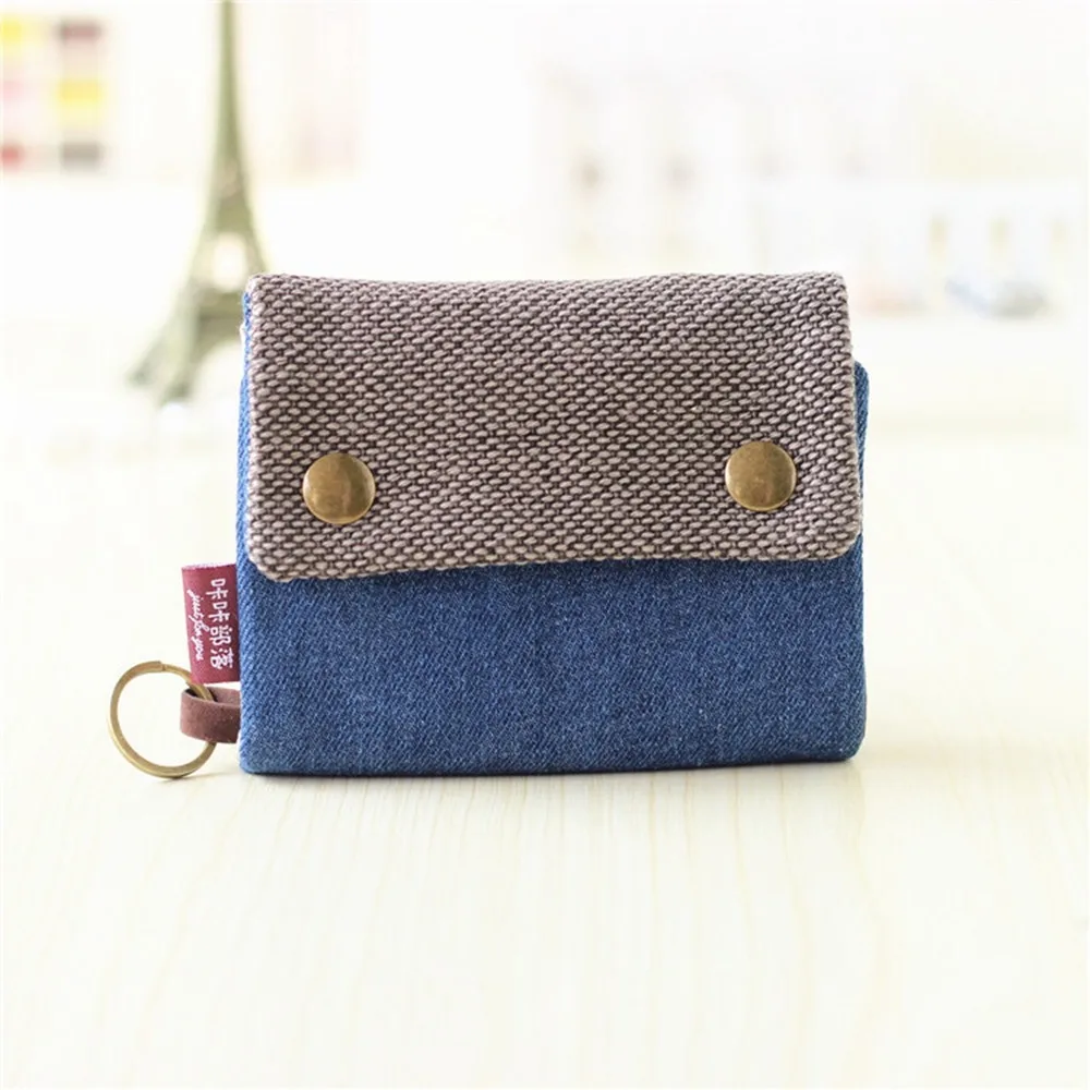 

Portable Canvas Coin Purse Three Fold Print Maneki Neko Wallet Lucky Cat Bank Card Organizer Zipper Short Wallet Male
