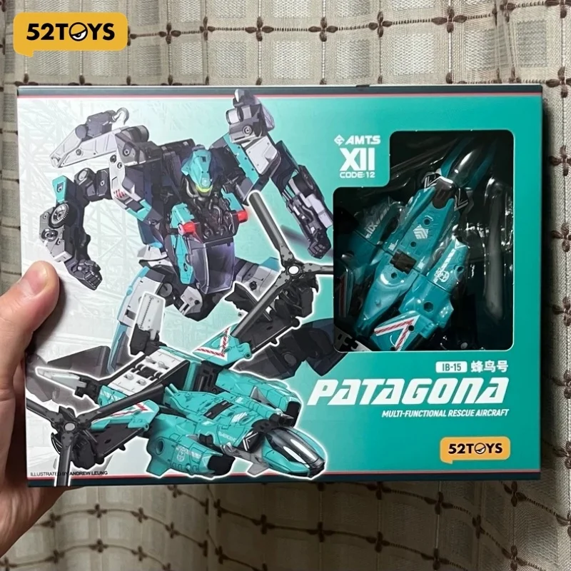 52 brinquedos originais em estoque caixa de besta beija-flor gunfish transformando combinação robô figura de ação modelo mecha brinquedos presentes