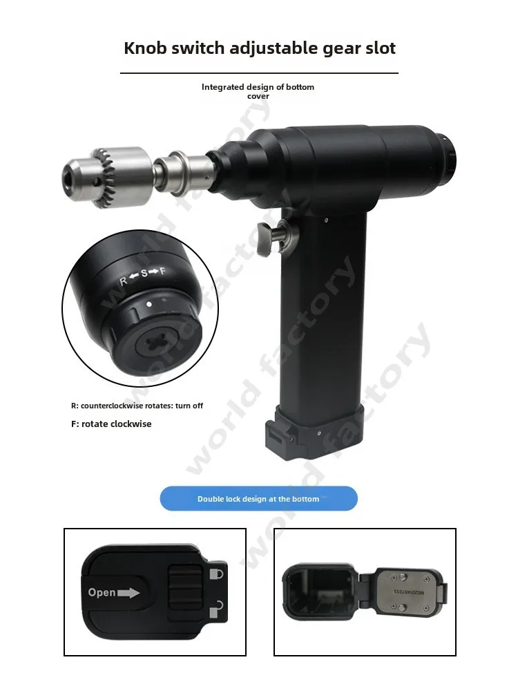 Orthopedic dual-purpose electric drill medical bone drill high temperature and high pressure