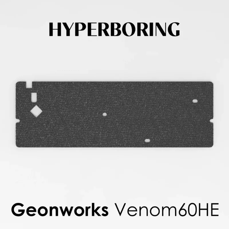 Geonworks Venom60HE Positioning Plate and Foams Fr4/Alu/carbon